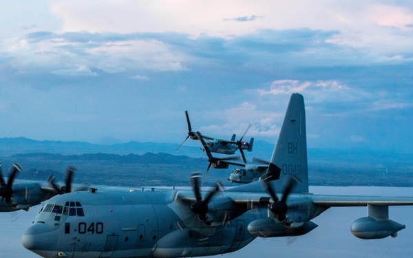 VMM-261 Bronco Flight to Mt. Kilimanjaro