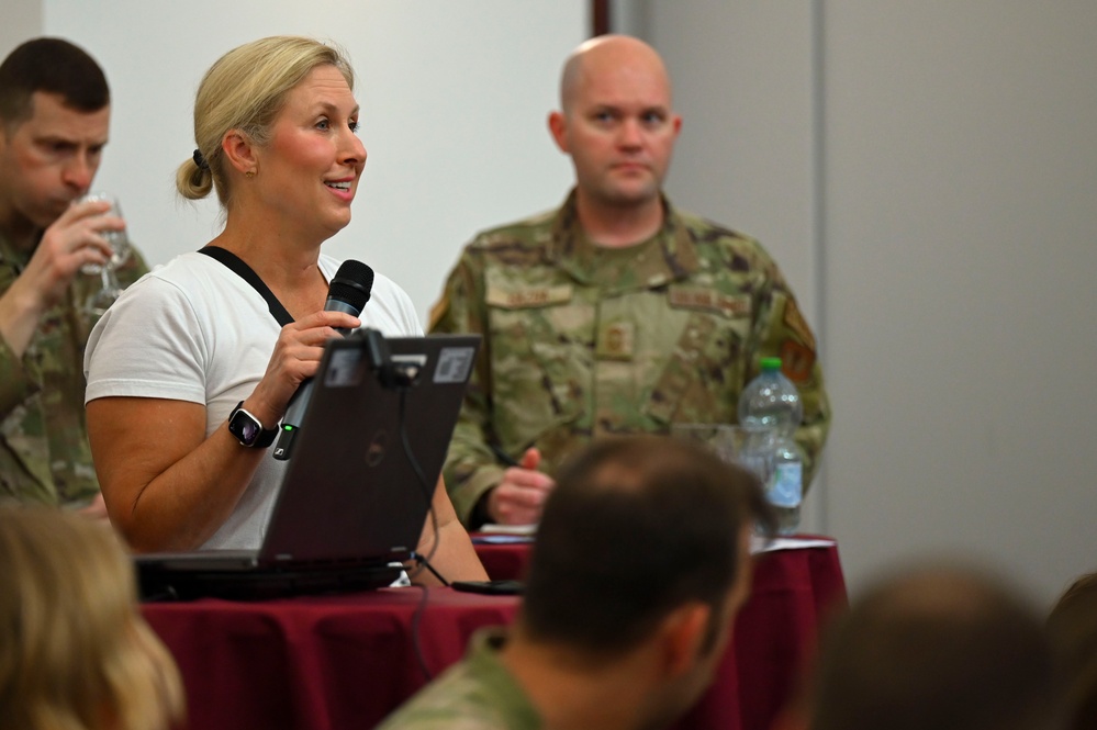 Brig. Gen. Clark hosts a spouse town hall