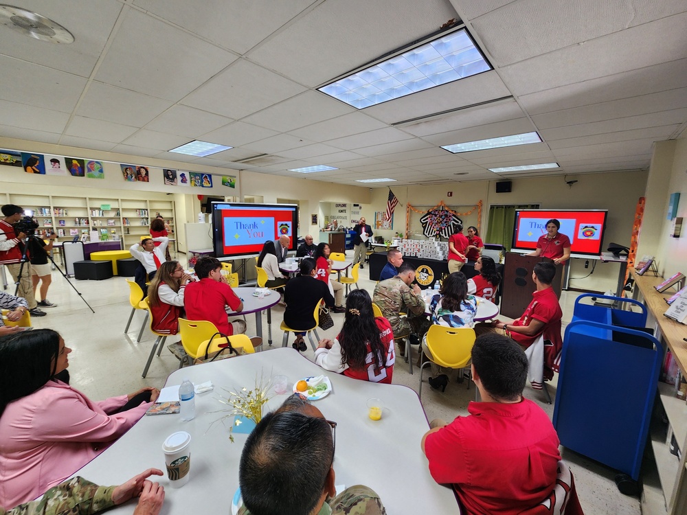 Fort Buchanan High School Students participate in a career practicum program