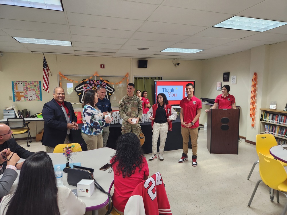 Fort Buchanan High School Students participate in a career practicum program