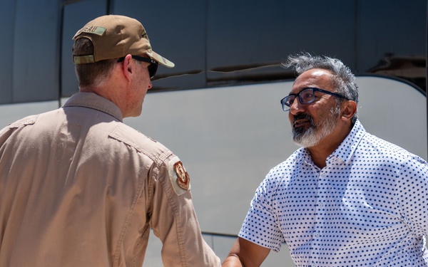 AFCENT, 379th AEW leaders welcome U.S. Congressional Representatives to CENTCOM