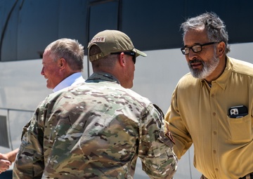 AFCENT, 379th AEW leaders welcome U.S. Congressional Representatives to CENTCOM