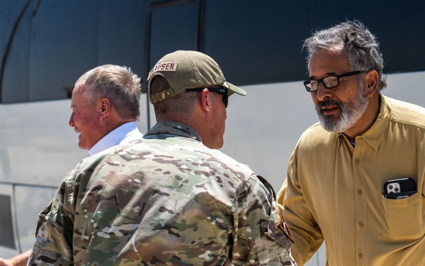 AFCENT, 379th AEW leaders welcome U.S. Congressional Representatives to CENTCOM
