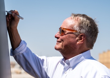 AFCENT, 379th AEW leaders welcome U.S. Congressional Representatives to CENTCOM