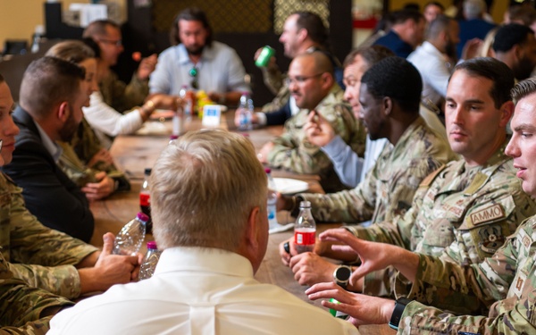 U.S. Congressional Representatives and Staff Delegation Members tour CENTCOM