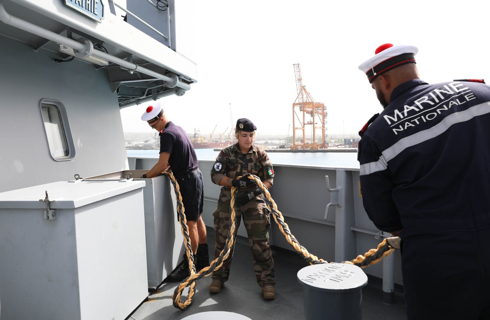 French navy participates in passing exercise during TRADEWINDS 24