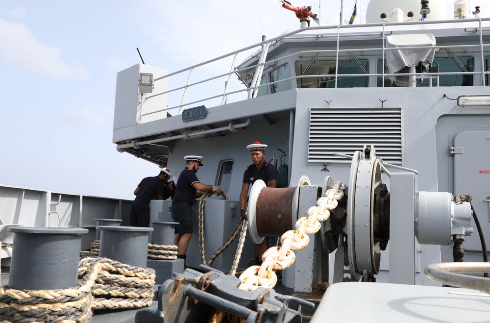 French navy participates in passing exercise during TRADEWINDS 24