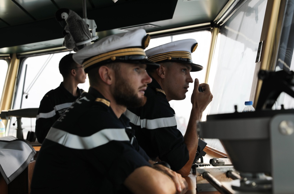French navy participates in passing exercise during TRADEWINDS 24