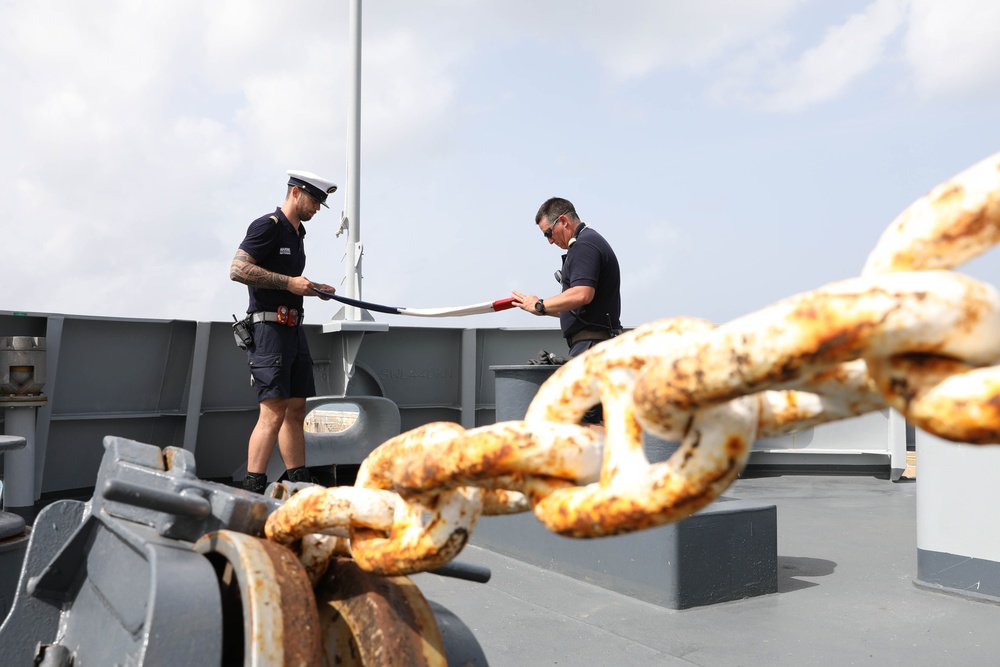 French navy participates in passing exercise during TRADEWINDS 24