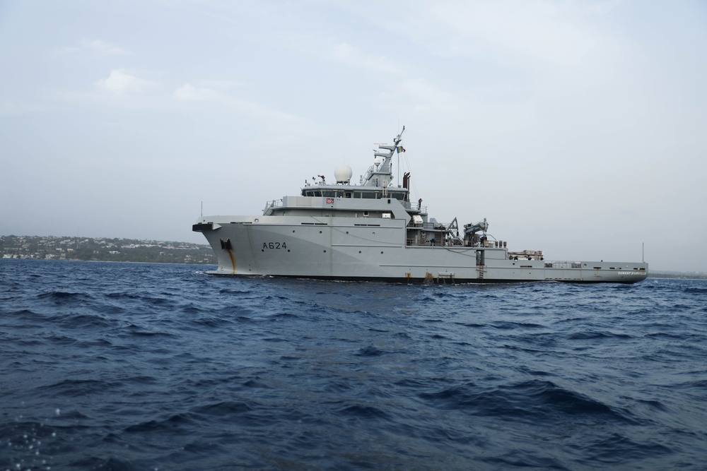 French navy participates in passing exercise during TRADEWINDS 24