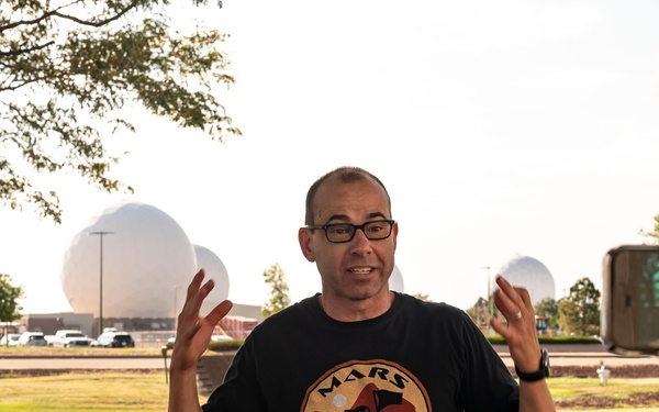 James Murray &quot;Murr&quot; Visits Buckley SFB