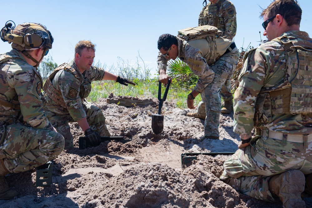 820th BDG trains on heavy weapons, explosives