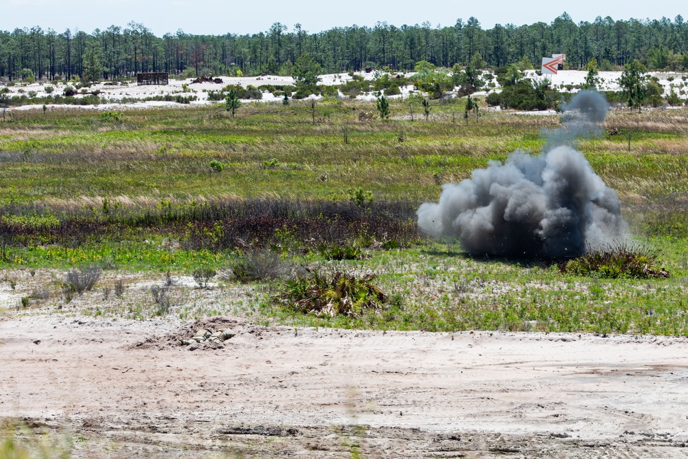 820th BDG trains on heavy weapons, explosives