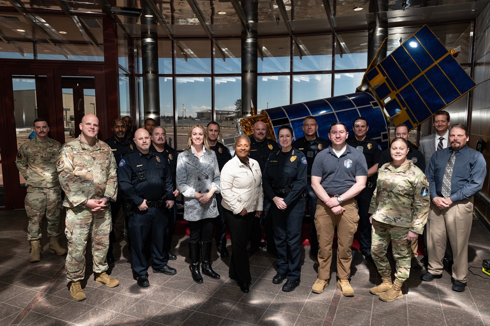 Aurora Police Department Visits Buckley SFB