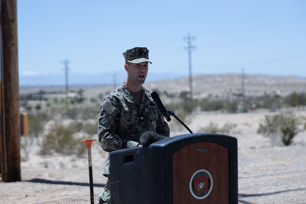 The Combat Center breaks ground for a new warfighting center 