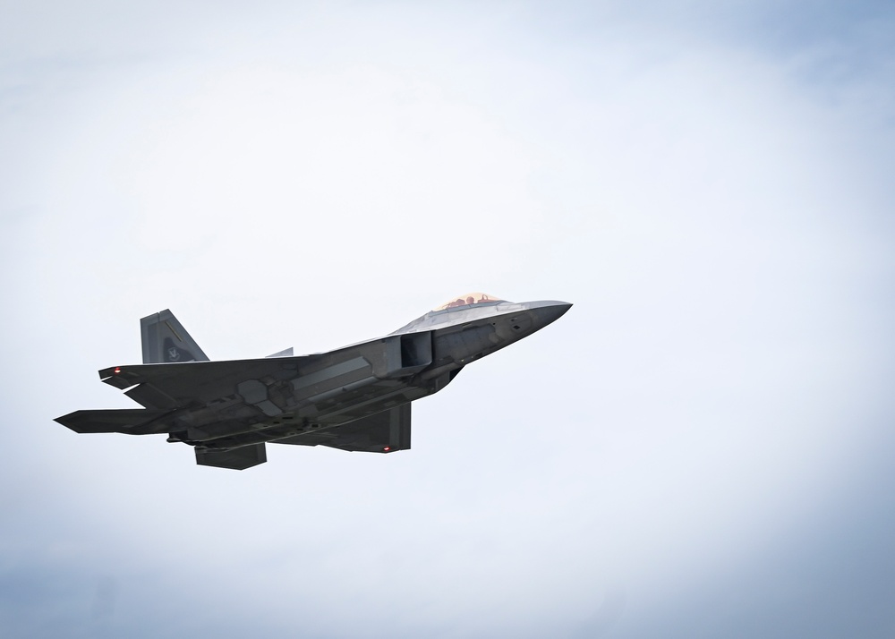 F-22 Take Off at Sentry Savannah 2024