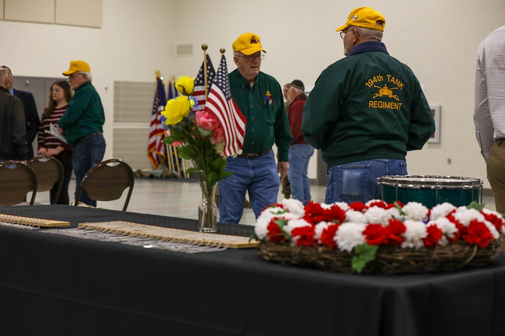 194th Tank Battalion Holds Annual Wreath Laying Ceremony for the Battle of Bataan