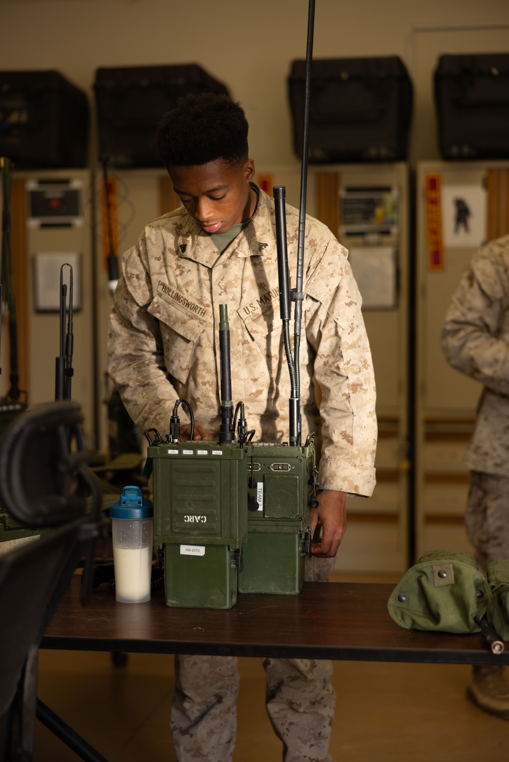 Students conduct Expeditionary Communications Course 1-24 culminating event