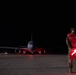 KC-46A Pegasus crew conducts nighttime preflight inspection