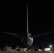 KC-46A Pegasus crew conducts nighttime preflight inspection