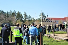 Fort McCoy community members visit Fort McCoy's historic Commemorative Area