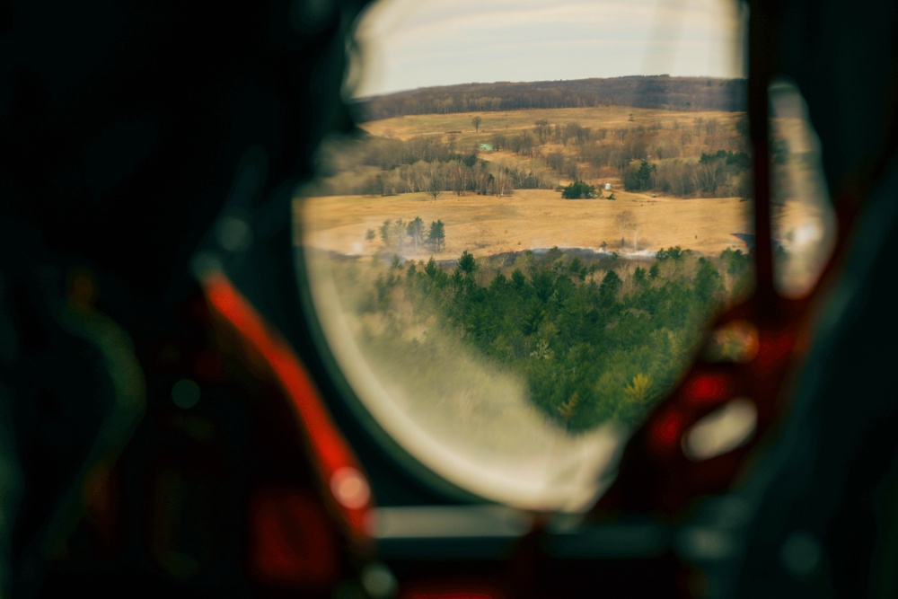 34th ECAB Conducts Helicopter Water Bucket Training with MNDNR