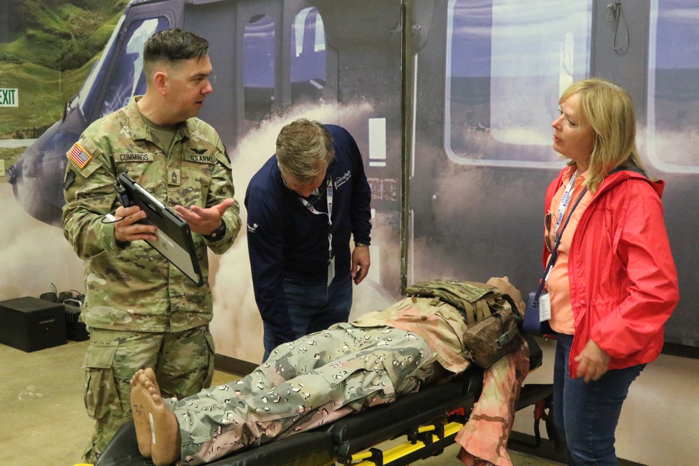 Civilian employers observe 166th Regiment training, facilities