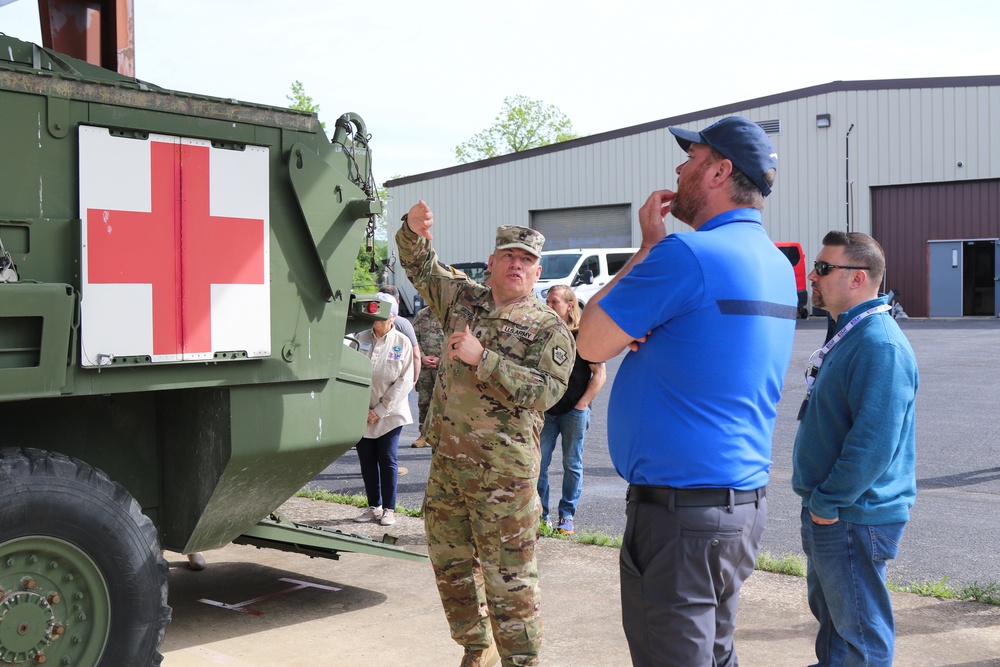 Civilian employers observe 166th Regiment training, facilities