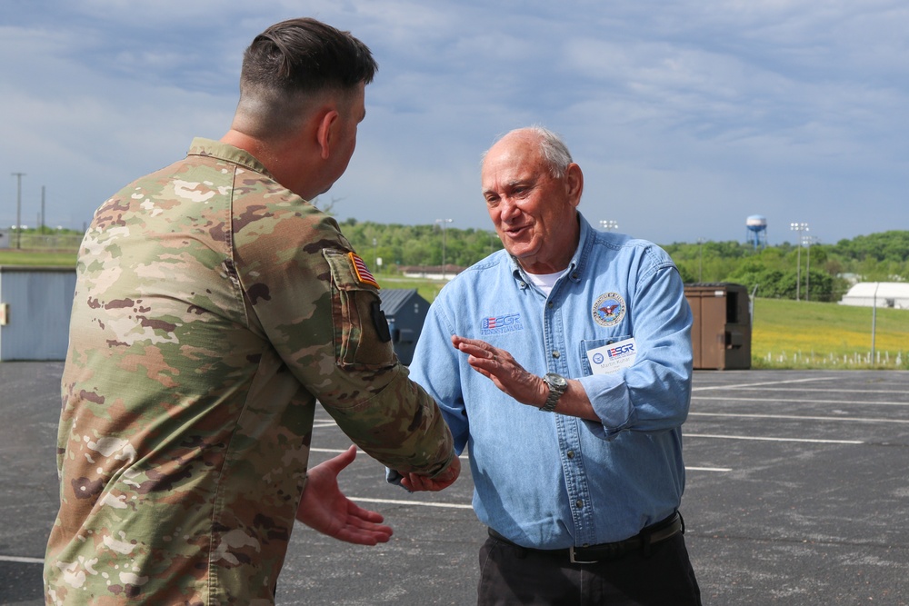 Civilian employers observe 166th Regiment training, facilities