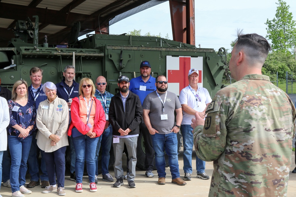 Civilian employers observe 166th Regiment training, facilities