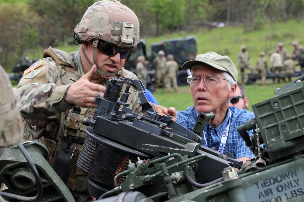 Civilian employers observe 166th Regiment training, facilities