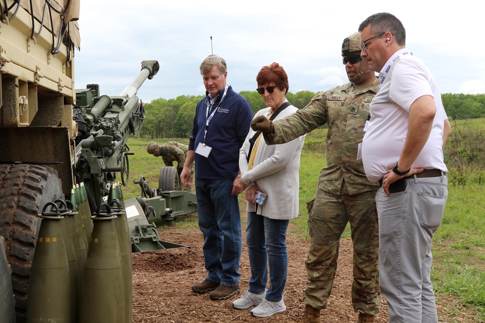 Civilian employers observe 166th Regiment training, facilities