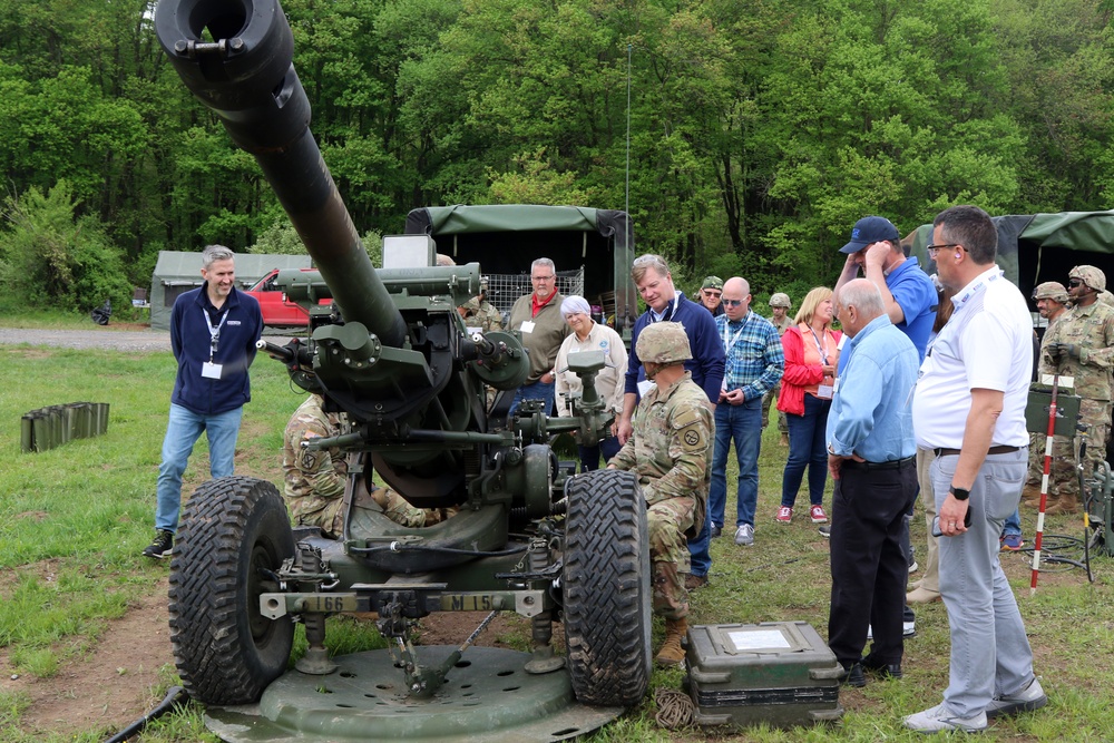 Civilian employers observe 166th Regiment training, facilities