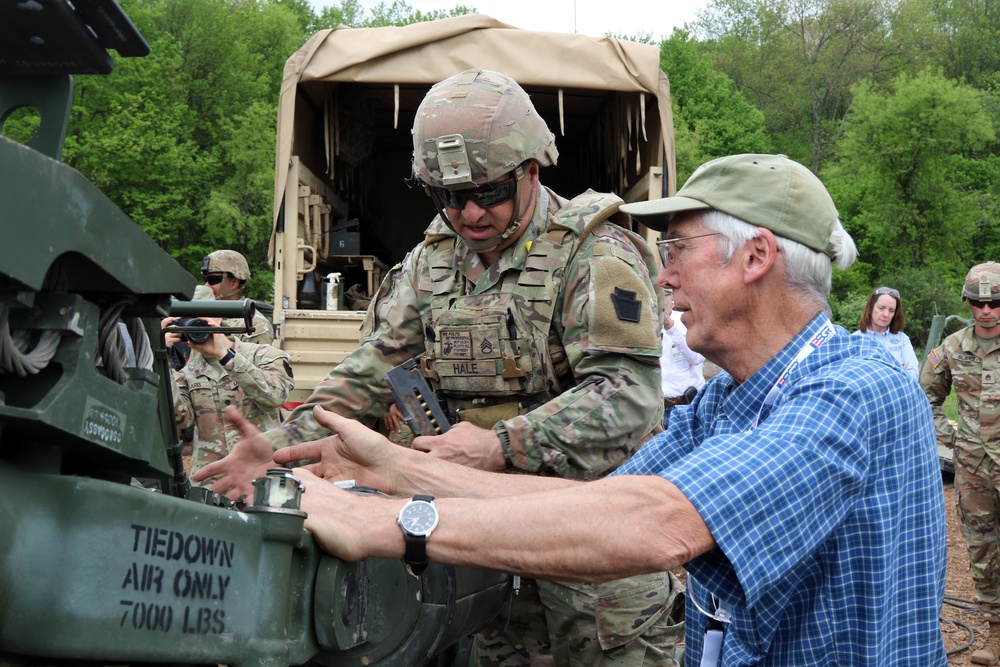 Civilian employers observe 166th Regiment training, facilities