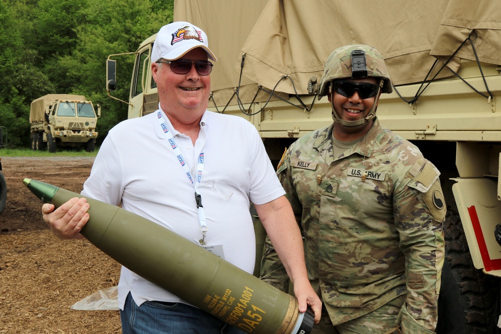 Civilian employers observe 166th Regiment training, facilities