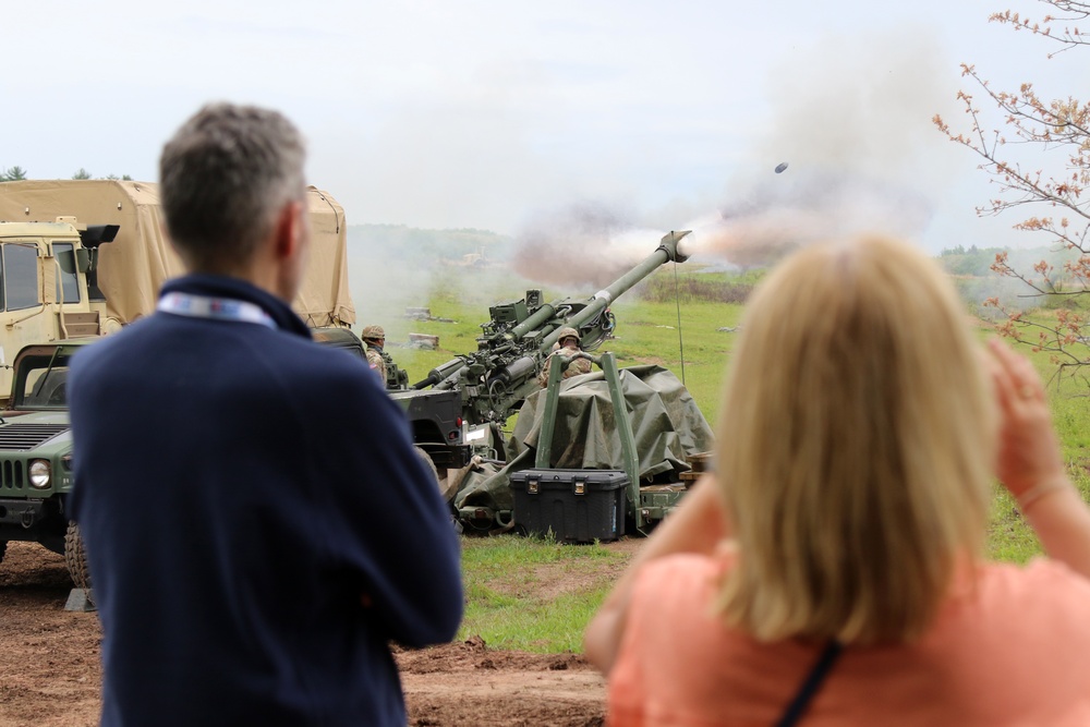 Civilian employers observe 166th Regiment training, facilities