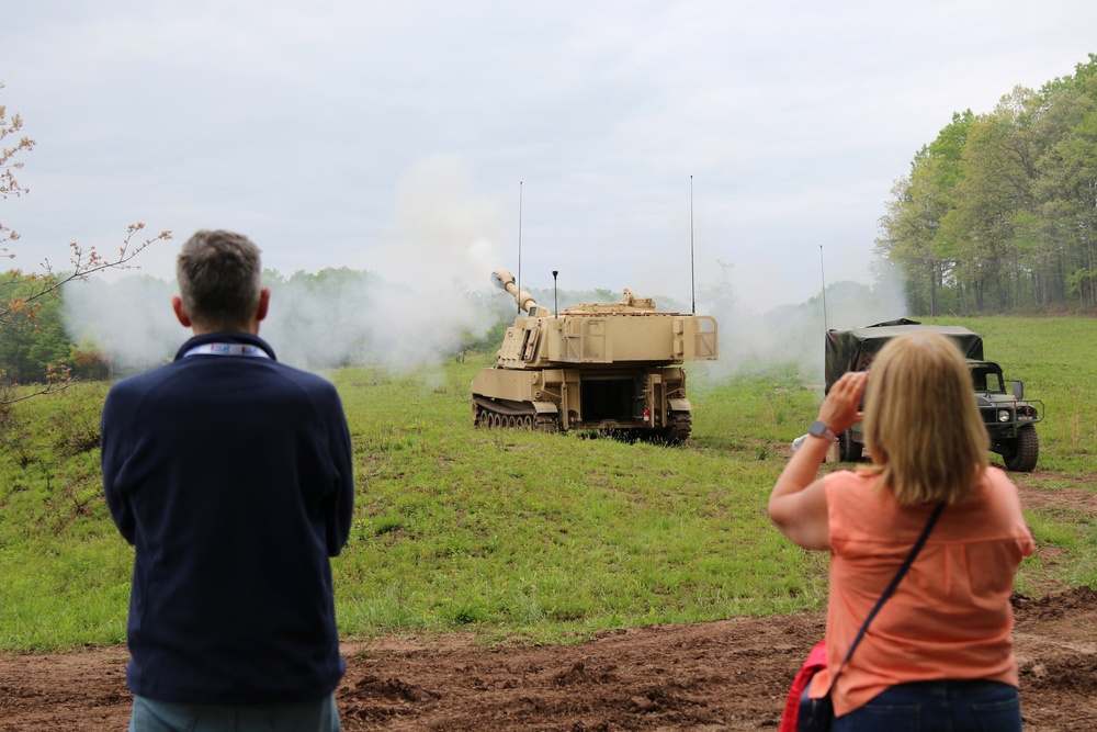 Civilian employers observe 166th Regiment training, facilities