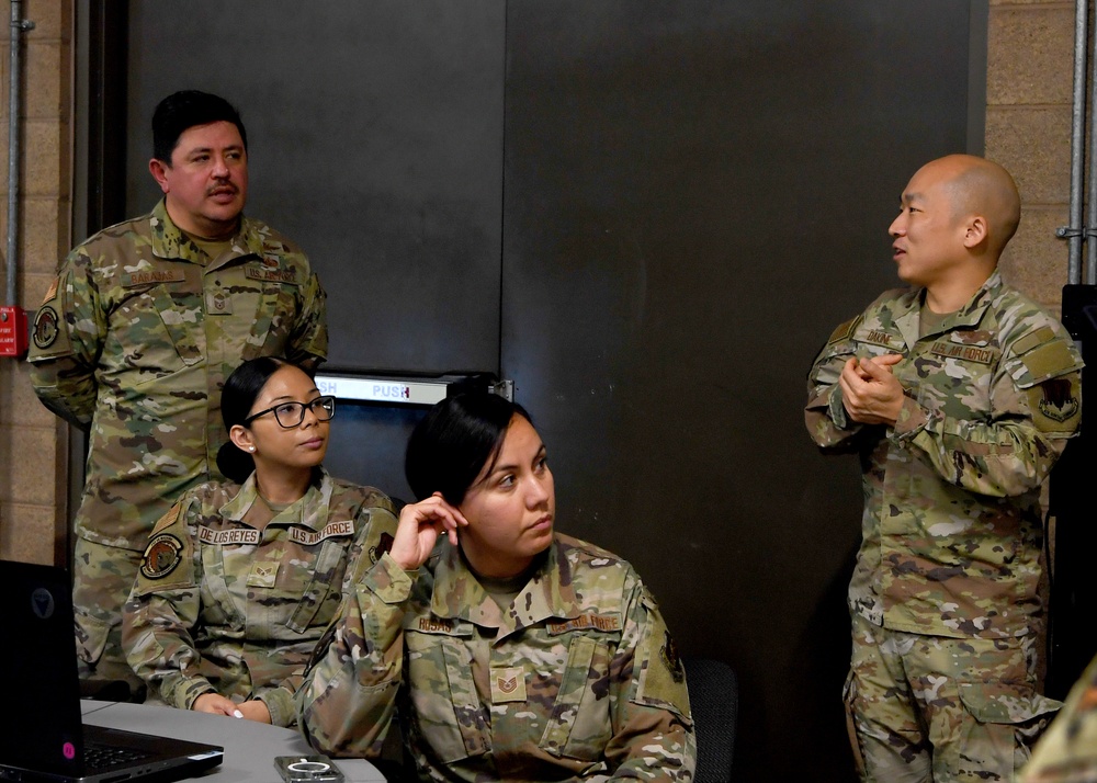 261st COS Ready Cyber Crew conducts threat hunting exercise