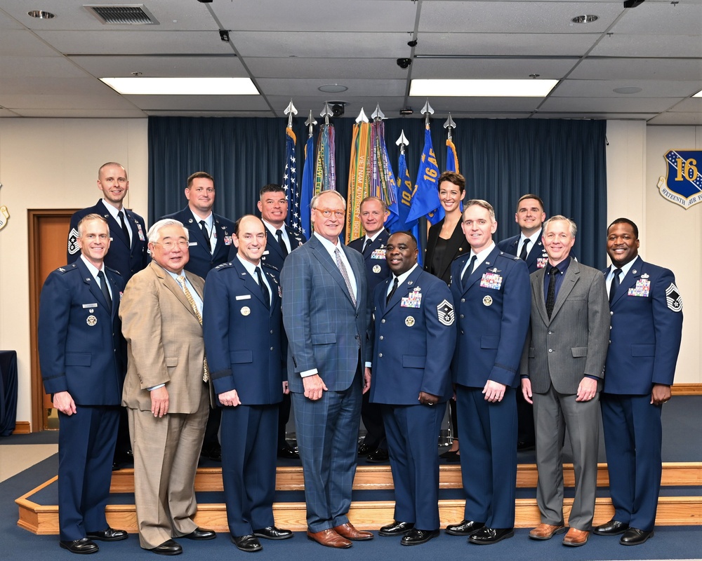 16th Air Force inducts 5 civic leaders into inaugural program