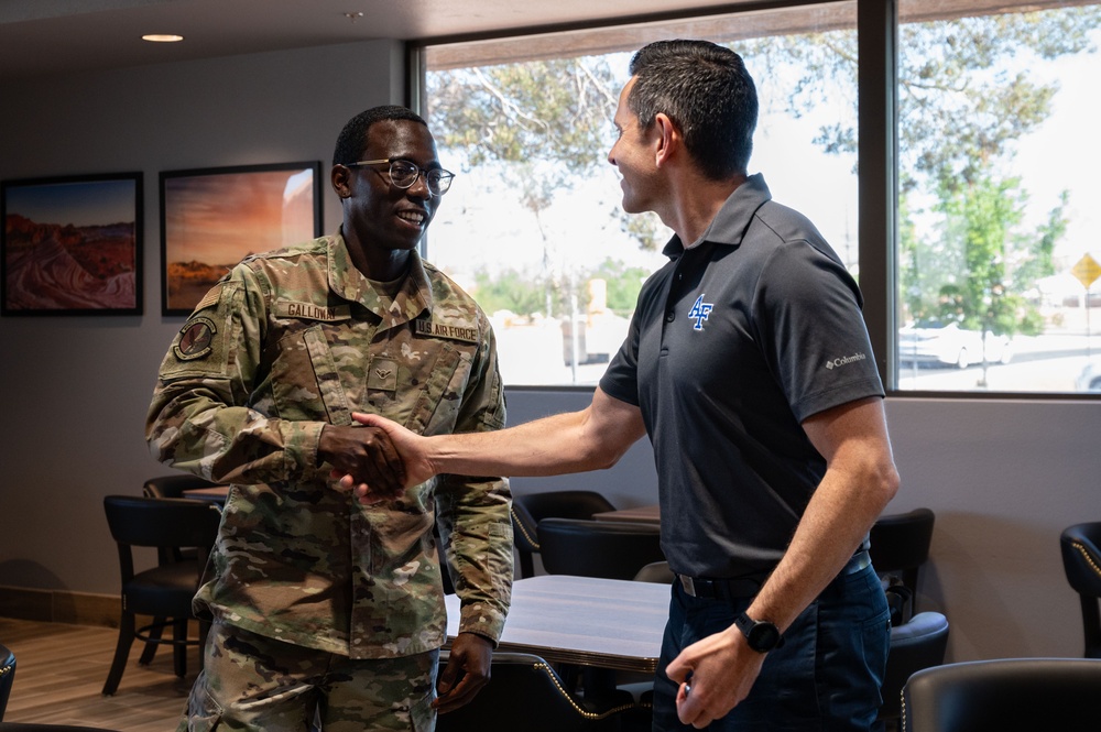 SAF/MR &amp; CMSAF Nellis Visit