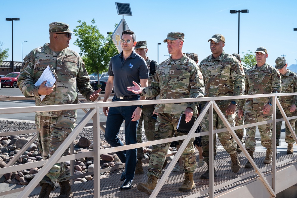 SAF/MR &amp; CMSAF Nellis Visit