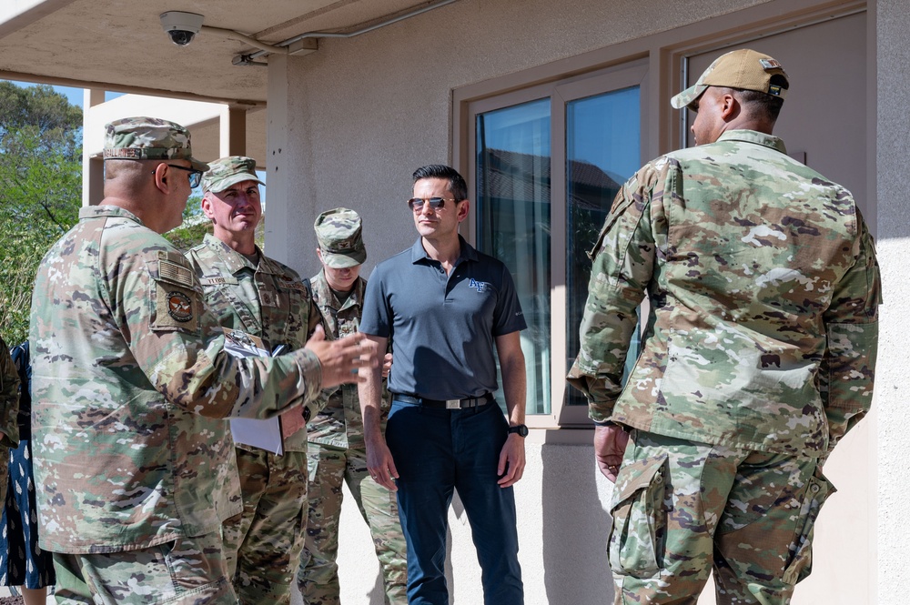 SAF/MR &amp; CMSAF Nellis Visit