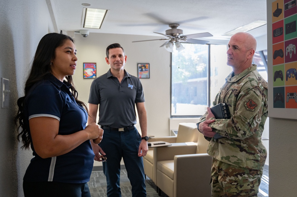 SAF/MR &amp; CMSAF Nellis Visit