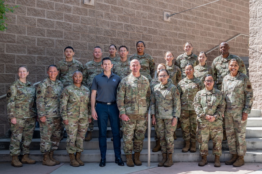 SAF/MR &amp; CMSAF Nellis Visit