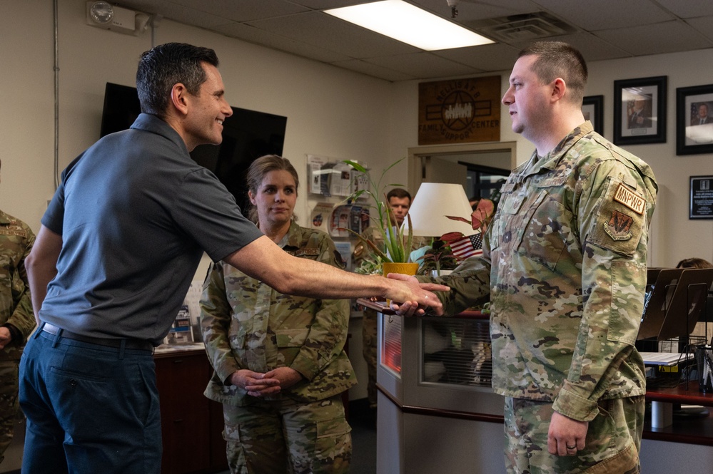 SAF/MR &amp; CMSAF Nellis Visit