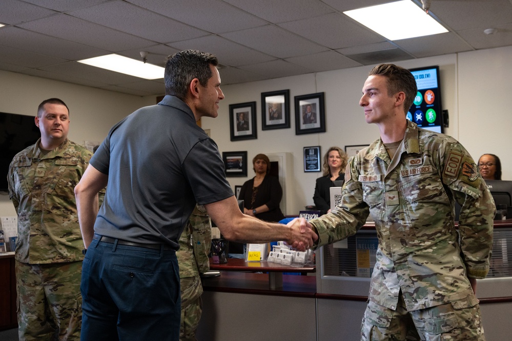 SAF/MR &amp; CMSAF Nellis Visit