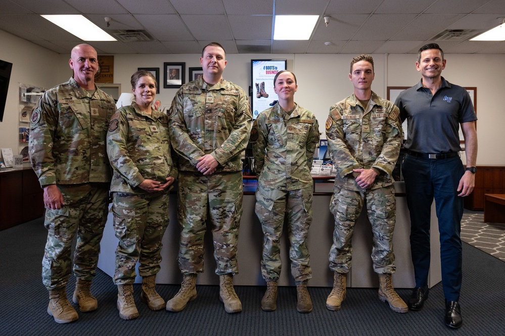 SAF/MR &amp; CMSAF Nellis Visit