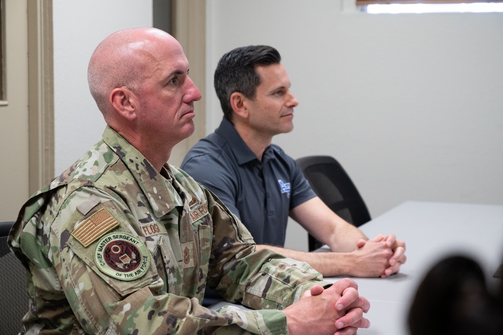 SAF/MR &amp; CMSAF Nellis Visit