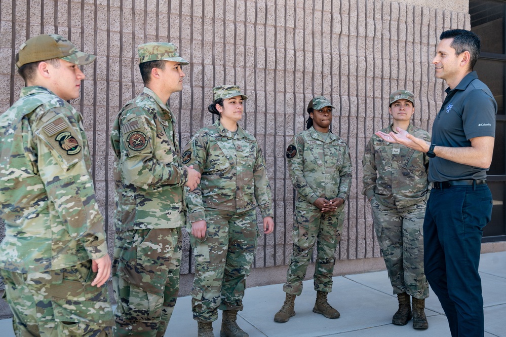 SAF/MR &amp; CMSAF Nellis Visit