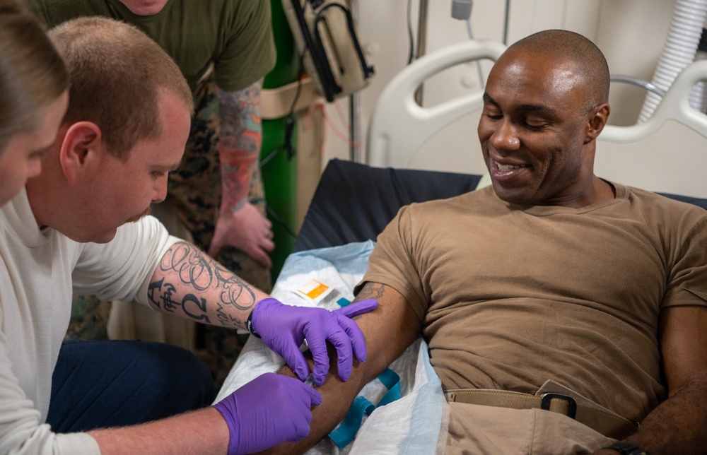 USS New York Blood Draw Training